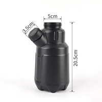 Nettoyeur haute pression Lance à mousse pour neige Bouteille Canon à mousse Réservoir à savon Conteneur à savon Couleur noire Conteneur en HDPE 1L 32 oz