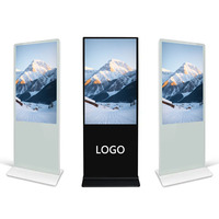 Kiosque à écran tactile intelligent 55/49 pouces LCD/LED support de sol affichage de panneau publicitaire Internet pour ascenseur numérique Mobile Shopping