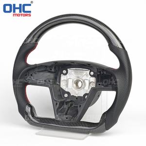 พวงมาลัยเหมาะสำหรับ <span class=keywords><strong>Tesla</strong></span> รุ่น <span class=keywords><strong>S</strong></span> 2021 <span class=keywords><strong>2022</strong></span> Yoke Plaid Leather รุ่น <span class=keywords><strong>S</strong></span> พวงมาลัยคาร์บอนไฟเบอร์ ohc มอเตอร์ - Product Image 2