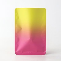 Pochette plate en EVA épaisse et résistante à trois côtés avec paillettes laser, côtés scellés en plastique durable pour accessoires de clés et cadre photo