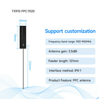 Antenne omnidirectionnelle intégrée Ebyte TX915 Series 868/915MHZ FPC/PCB 2/3/3.5/4dbi, antenne flexible, équipement de réseau sans fil