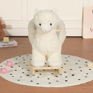 Juguete de alpaca balancín para niños con cinturón de seguridad para niños de 1 a 3 años - Product Image 3