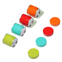 Boîte en métal hermétique de qualité alimentaire pour thé, personnalisable avec logo, couvercle à vis, pour matcha/café/biscuits, vente en gros