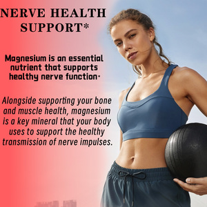 Gummies de citrate de magnésium à marque privée : favorisent la santé des nerfs et des os, supplément de magnésium saveur fruits rouges mélangés - Product Image 4