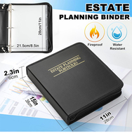 Carpeta de Archivos Personalizada STX, Carpeta de Documentos de Fibra de Vidrio, Carpeta de Anillas de 1.5 Pulgadas y 3 Anillas Resistente al Fuego, Carpetas Personalizadas