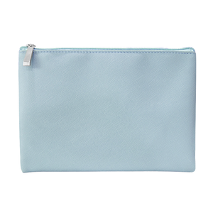 Custom Logo Print Fashion <b>Medium</b> Canvas Pencil <b>Case</b> Zipper Cosmetic <b>Case</b> School Kids Gift Durable PU Fabric Pencil Pouch Bag - Product Image 6