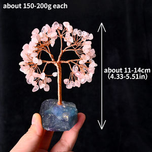 Atacado Árvore De Quartzo Natural Árvore De Dinheiro De Cristal Artesanato Árvore De Cristal para Presente - Product Image 2