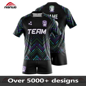 Inglaterra Hombres Múltiples Tamaños Inicio Color Negro Rugby Jersey Fútbol Desgaste - Product Image 3