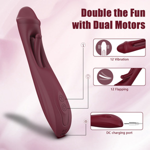 Großhandel Neuer Silikon G-Punkt Vibrator 12 Frequenzen Wasserdicht Wiederaufladbar Erwachsenen-Masturbationsspielzeug - Product Image 4