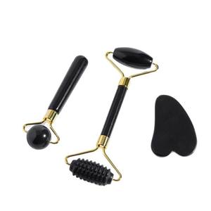 Kindfulkl Venta al por mayor Natural <span class=keywords><strong>Jade</strong></span> Stone Face Blask <span class=keywords><strong>Jade</strong></span> Roller y Gua Sha Kit <span class=keywords><strong>de</strong></span> masajeador facial para juego <span class=keywords><strong>de</strong></span> masaje facial - Product Image 6