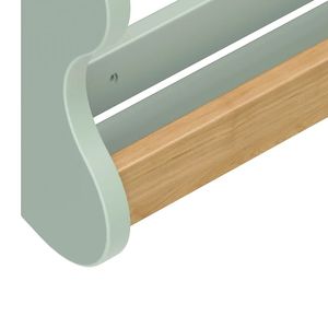 Libreria Aperta in Legno per Bambini Montessori, Scaffale per <span class=keywords><strong>Libri</strong></span> con Design a Onde per Asilo e Sala Giochi - Product Image 4