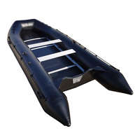 Vente flash Bateau Himax HM-E550 18 pieds Yacht sportif haute vitesse Bateau pneumatique en PVC pour la pêche Durable Plancher en aluminium/contreplaqué Stable 10