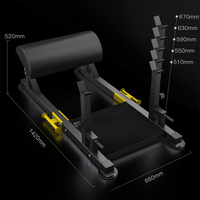 Machine multifonctionnelle de poussée de hanche pour des exercices durs de traction pour façonner les muscles de noyau des fesses