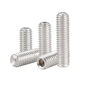 Tornillos de Cabeza Hexagonal de Acero Inoxidable 304 Shen Junqiang, Rosca Métrica Estándar DIN916 A2-70, de M1.6 a M16 - Product Image 1