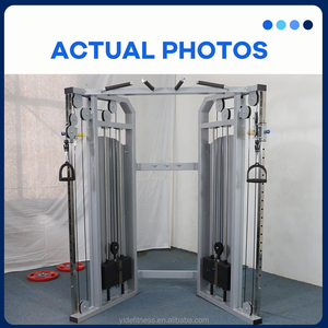 Machine de musculation multifonctionnelle professionnelle à <span class=keywords><strong>prix</strong></span> d'usine, équipement de fitness commercial, système de poulies doubles, métal, 70 kg - Product Image 5