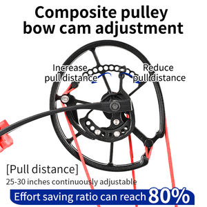 ชุดธนูคอมพาวด์ SPG พร้อมลูกเหล็ก ใช้ได้สองแบบ ปรับแรงดึงได้ 40-70 ปอนด์ อุปกรณ์กีฬากลางแจ้งสำหรับการล่าสัตว์ - Product Image 3