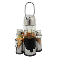 Ensemble de pots à épices en acier inoxydable résistant à l'humidité, sans odeur, avec support, boîte à condiments, flacon à épices pour la cuisine