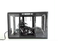 Cabine gonflable extérieure de tente de lavage de voiture de vente superbe avec le garage gonflable de tente de bulle de couverture de voiture de ventilateur
