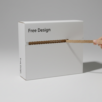 Boîte en carton à bande d'ouverture facile pour l'expédition e-commerce et l'emballage de détail
