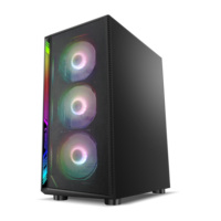 AntarcChill RGB Gaming case Computer with Glass Atx Computer case Pc case Desktop Gabinete Gamer RGB Boitier Pc Gamer