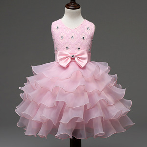 2022 fabricante gran oferta vestido de bebé de alta calidad de manga corta transpirable vestido de niña <span class=keywords><strong>para</strong></span> fiesta - Product Image 3