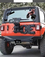 Pièces d'accessoires de voiture Charnière de hayon renforcée + support de roue de secours renforcé pour Jeep Wrangler JK