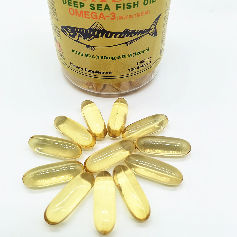 Yeni zelanda Omega-3 balık yağı ekstresi 10% kapsül 500mg/60 kapaklar/şişe sardalya yağı balık yağı