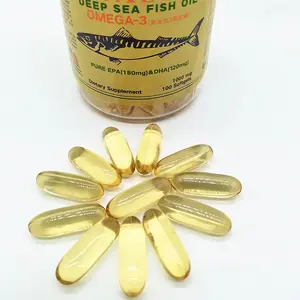 Extrait d'huile de poisson oméga-3 de Nouvelle-Zélande 10% Capsules 500mg/60 bouchons/bouteille d'huile de poisson d'huile de sardine