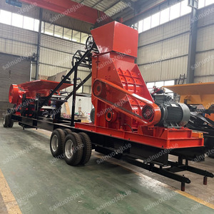 Hete Aanbieding PE400x600 Mobiele Kaakbreker met Dubbele Verbrijzeling voor het Vergruizen van Bouwafval Marmer Kaakbreker - Product Image 3