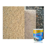 Peinture liquide écologique à effet marbré pierre naturelle pour murs extérieurs, application au pistolet, fabriquée