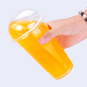 Tasse jetable en plastique PP 700ml, gobelet pour smoothie, bulle, thé, yaourt, haute qualité, 50 pièces - Product Image 4