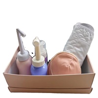 Essentiels de récupération post-partum, kit de soins pour maman et bébé, sous-vêtements jetables, poche de glace, robe post-partum