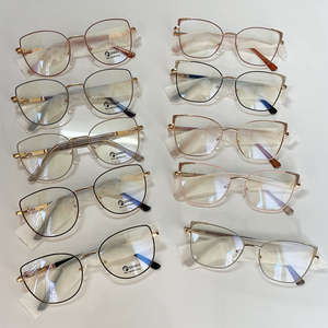 Liquidación de Stock de Monturas Ópticas Metálicas de Ojo de Gato para Mujer, Surtido Variado, Económico, Listo para Enviar - Product Image 5