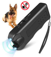 RXJ RCT-521 Anti-aboiement ultrasonique portable pour chiens, répulsif pour chiens, matériau ABS, rechargeable, lampe de poche d'entraînement 10-20