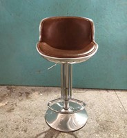 Chaise en cuir rétro industrielle Aviator avec fonction de refroidissement, style loft, pour salon, appartement et salle à manger