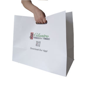 Bolsa de papel de regalo de lujo, bolsa de papel <span class=keywords><strong>Cricut</strong></span> con asa, troquelada de compras para tienda bolsa de papel, paquete de compras de comestibles - Product Image 3