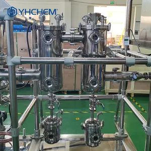 Vegetable Oil Evaporation Molecular Distillation Equipment Stainless Steel Molecular Distiller