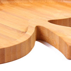 Planche à fromage classique moderne en forme <span class=keywords><strong>de</strong></span> cœur en bambou assiette <span class=keywords><strong>de</strong></span> service en bois poli pour la maison lave-vaisselle pour la nourriture <span class=keywords><strong>de</strong></span> bébé pour les fêtes - Product Image 5