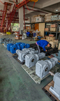 Boîtes de vitesses R57, moteur à engrenages hélicoïdaux, 0,75 kW, 1,1 kW, moteur générateur, réducteur de vitesse pour machines
