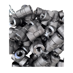 Тройник с резьбой 3/4 дюймов, 3000 фунтов, ASME B 16,11 кованая углеродистая сталь <span class=keywords><strong>SA</strong></span> 105N - Product Image 6