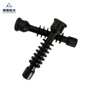 PA66 Nylon High Pressure B10 Model Black Conical Packers for Concrete Injection Grouting Aluminium Core <b>Waterproofing</b> <b>Material</b> - Product Image 4
