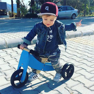 Trotteurs bébé enfants vélo d'équilibre <span class=keywords><strong>en</strong></span> <span class=keywords><strong>bois</strong></span> tricycle pour enfants <span class=keywords><strong>3</strong></span> <span class=keywords><strong>en</strong></span> <span class=keywords><strong>1</strong></span> mini vélo d'équilibre jouet - Product Image 6