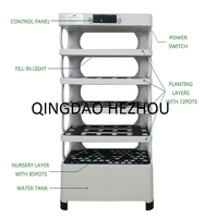 Machine de plantation automatique de légumes d'intérieur avec hydroponie pour usage domestique, alimentée par USB, 72 trous