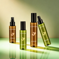 Flacon pulvérisateur vide en PET ambré de 80 ml, 100 ml, 120 ml, 200 ml, rechargeable, anti-fuite, écologique, recyclable, avec pompe pour toner