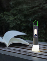 Lampe torche télescopique rechargeable par USB, technologie laser excitée, offre un effet d'éclairage uniforme à haute luminosité, ampoule LED