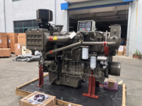 Moteur diesel marin SCDC Yuchai YC6T410C refroidi par eau, turbocompressé, pour bateaux, navires de pêche et propulsion marine