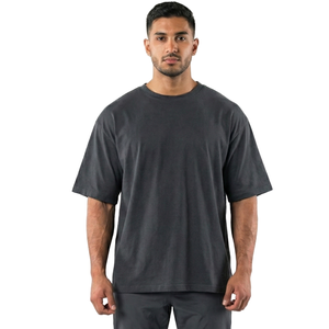 Fournisseur de premier plan, t-shirt décontracté en coton 260 g/m², impression numérique, t-shirt graphique, t-shirt personnalisé avec logo, t-shirt ample et surdimensionné pour homme, TKAN624 - Product Image 1