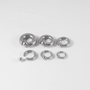 8G-00G Extenseur d'<span class=keywords><strong>oreille</strong></span> en acier chirurgical Anneaux de piercing corporel Grand calibre BCR Boules de perles captives Lourdes Vente en gros pour l'utilisation de bijoux - Product Image 3