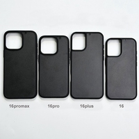 Coque de téléphone vierge en TPU PC de haute qualité avec rainures pour iPhone 18 Pro Max, coque de protection vide à personnaliser pour iPhone 18, 17, 16