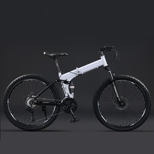 Vélo de montagne portable de <span class=keywords><strong>taille</strong></span> de roue de 26 <span class=keywords><strong>pouces</strong></span> de haute qualité 21 24 <span class=keywords><strong>27</strong></span> vitesses vélo vtt vélo pliant en acier pour adultes - Product Image 1